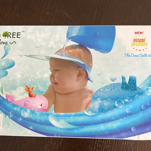 NWT Walnut Tree Infant Love Baby Essential Shower Cap Hat for Bath Time! - Picture 2 of 8